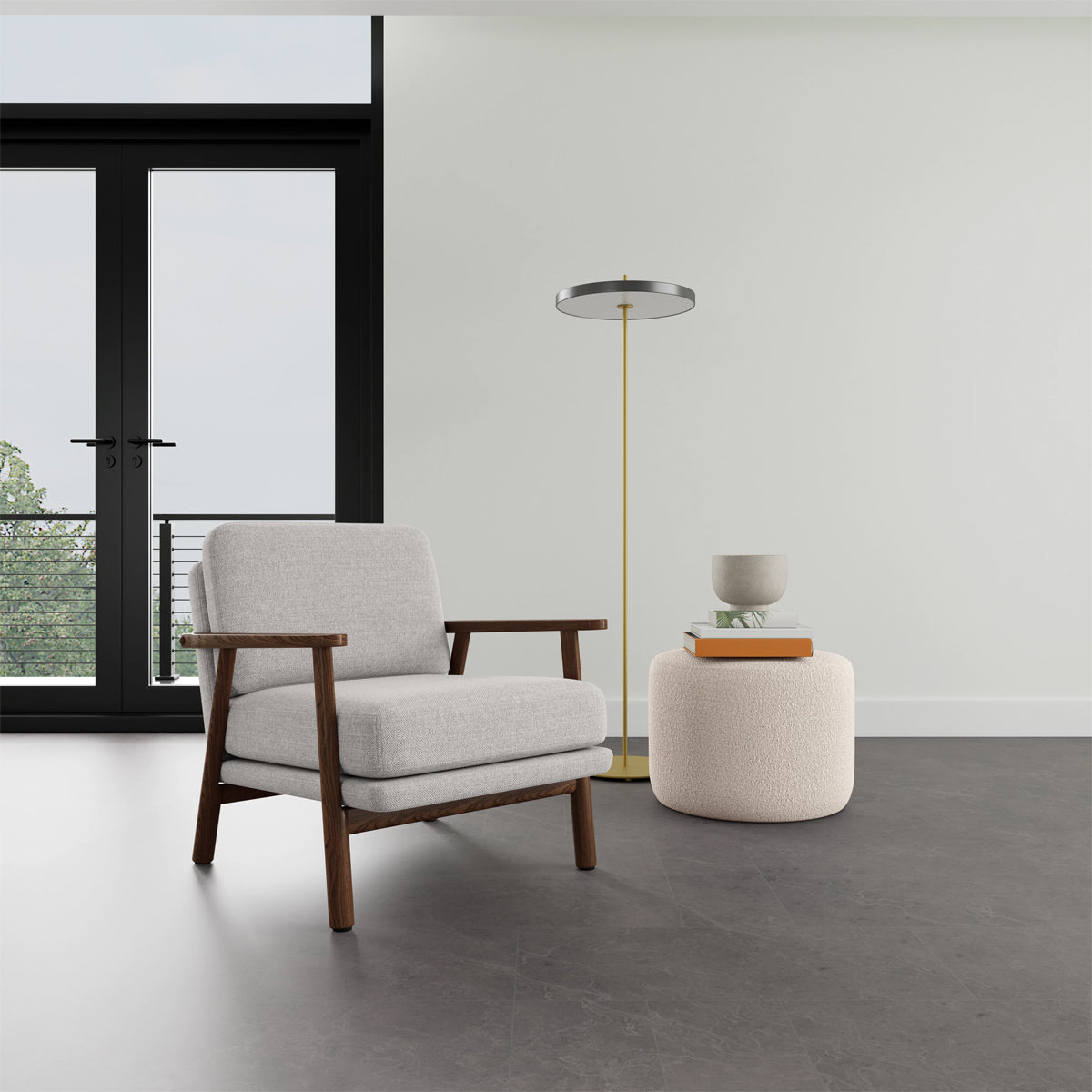 Archie Walnut Armchair