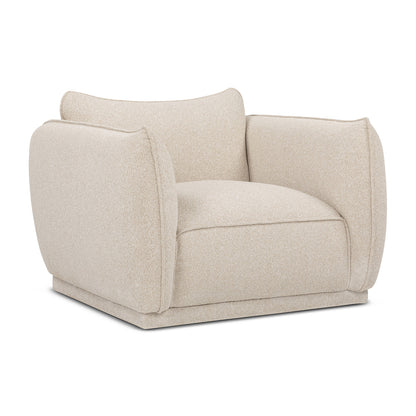 Valentina Fabric Swivel Armchair
