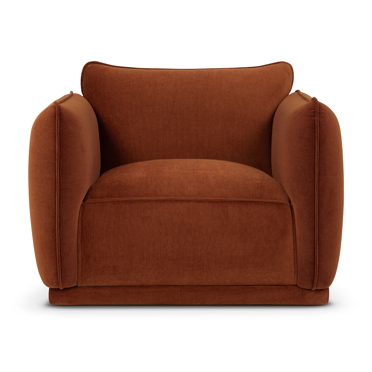 Valentina Fabric Swivel Armchair