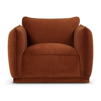 Valentina Fabric Swivel Armchair