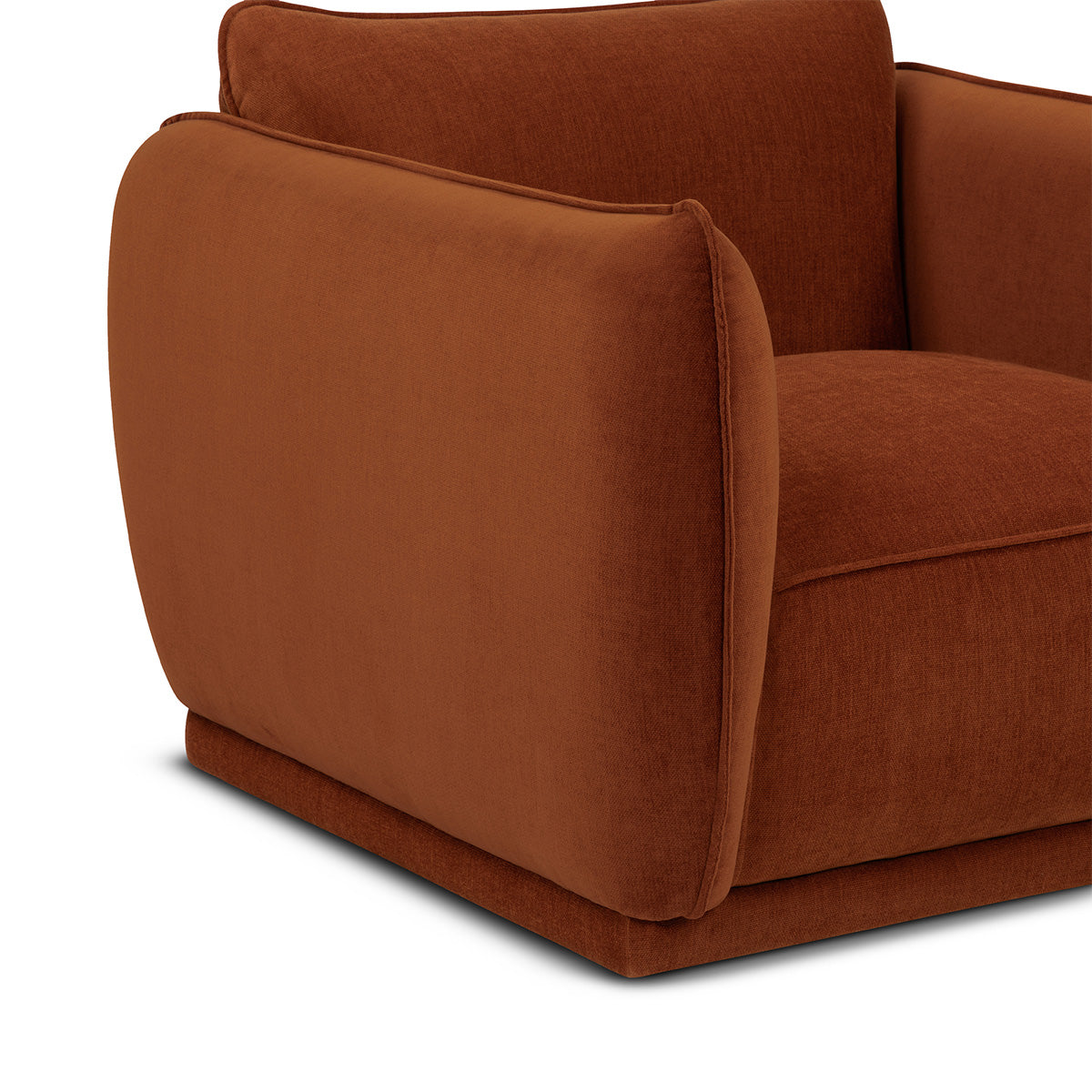 Valentina Fabric Swivel Armchair