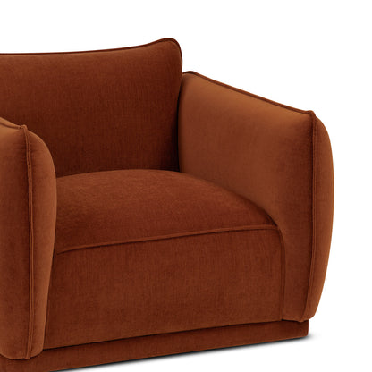 Valentina Fabric Swivel Armchair