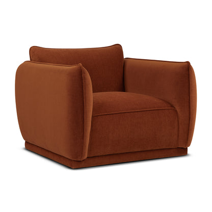 Valentina Fabric Swivel Armchair
