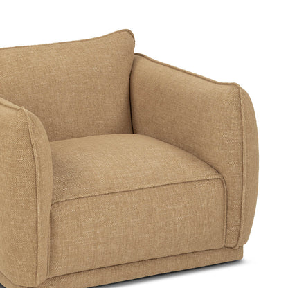 Valentina Fabric Swivel Armchair