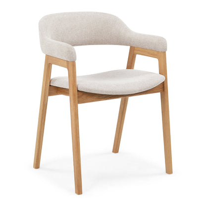 Santino Fabric Dining Arm Chair