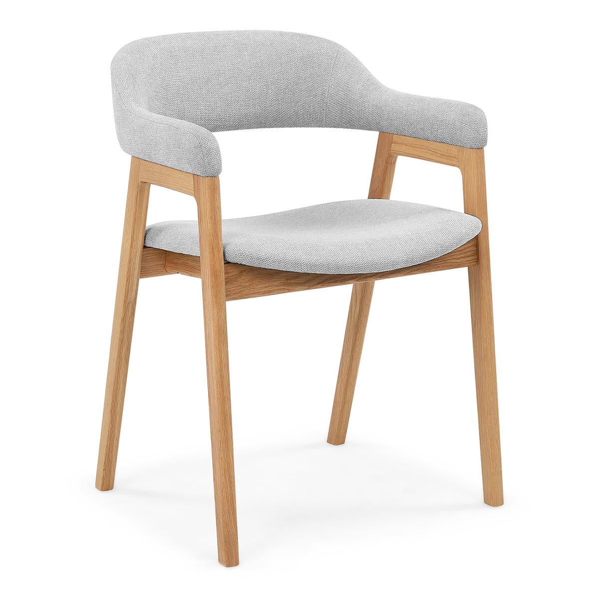 Santino Fabric Dining Arm Chair