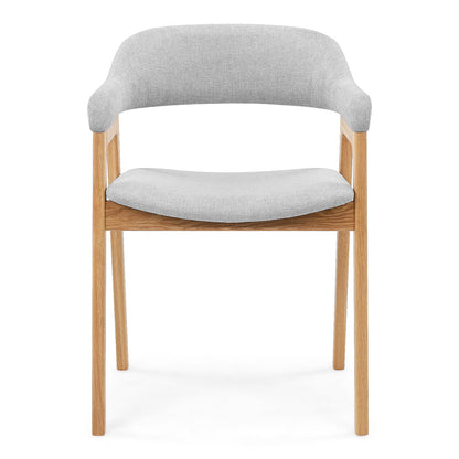 Santino Fabric Dining Arm Chair