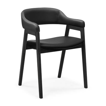 Santino Leather Dining Arm Chair