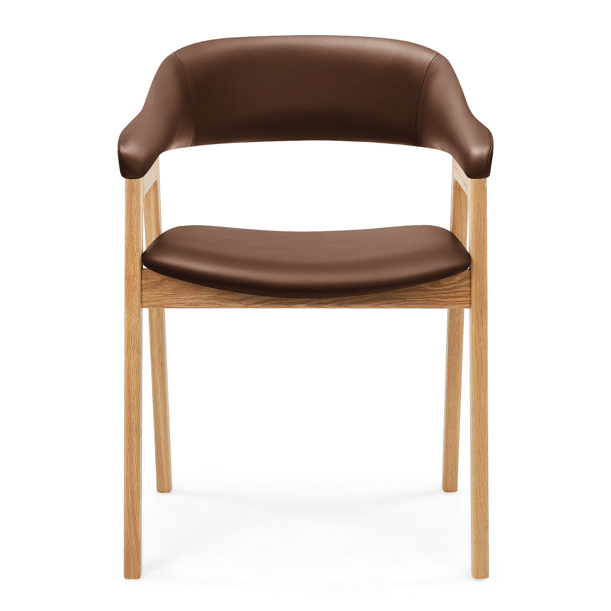 Santino Leather Dining Arm Chair