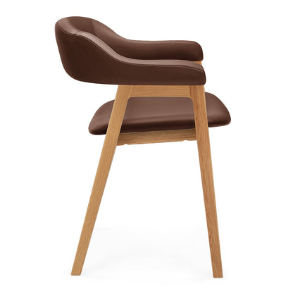 Santino Leather Dining Arm Chair
