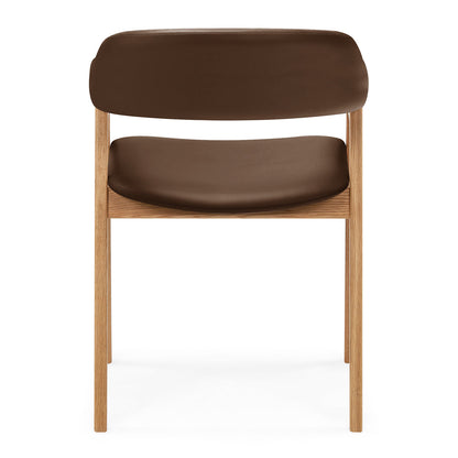 Santino Leather Dining Arm Chair