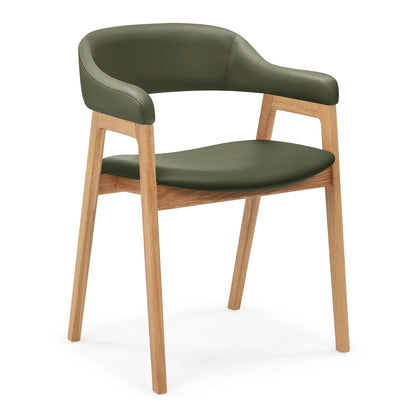 Santino Leather Dining Arm Chair