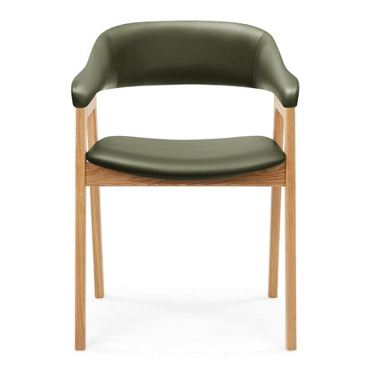 Santino Leather Dining Arm Chair