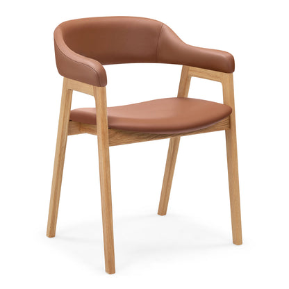 Santino Leather Dining Arm Chair