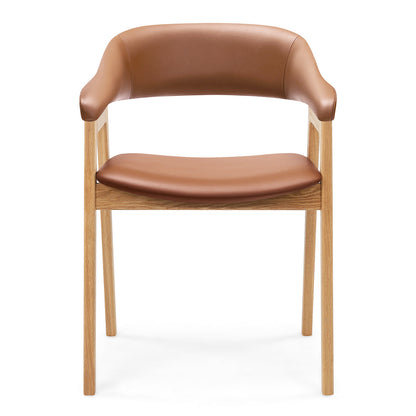 Santino Leather Dining Arm Chair