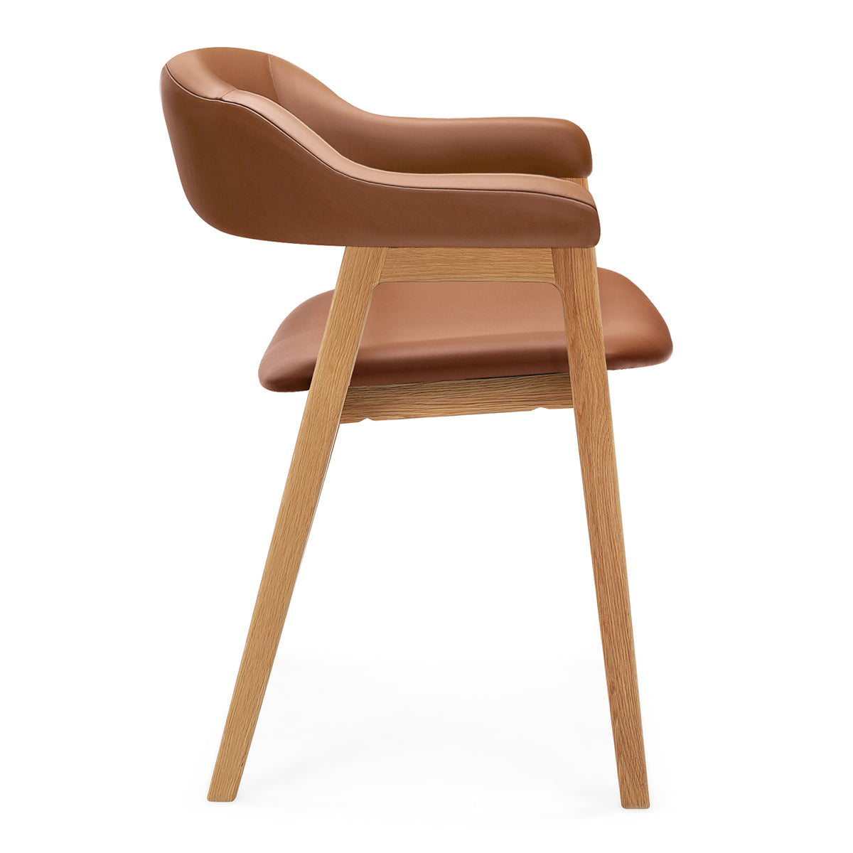 Santino Leather Dining Arm Chair