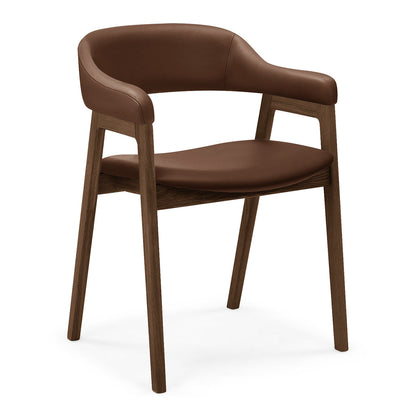 Santino Leather Dining Arm Chair