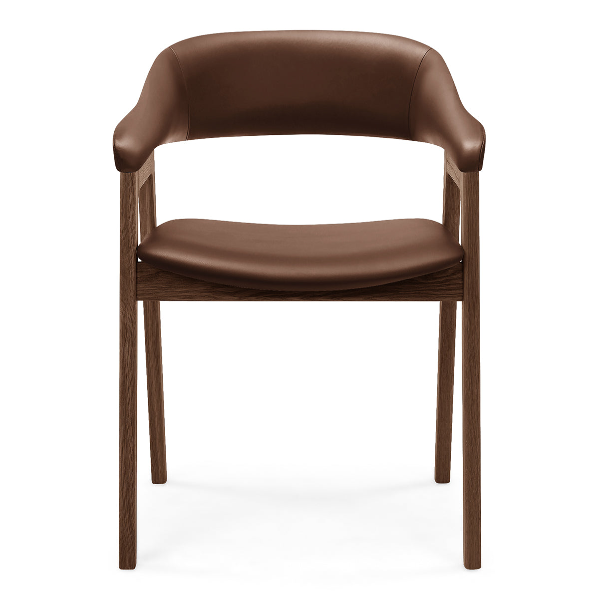 Santino Leather Dining Arm Chair