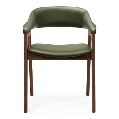 Santino Leather Dining Arm Chair