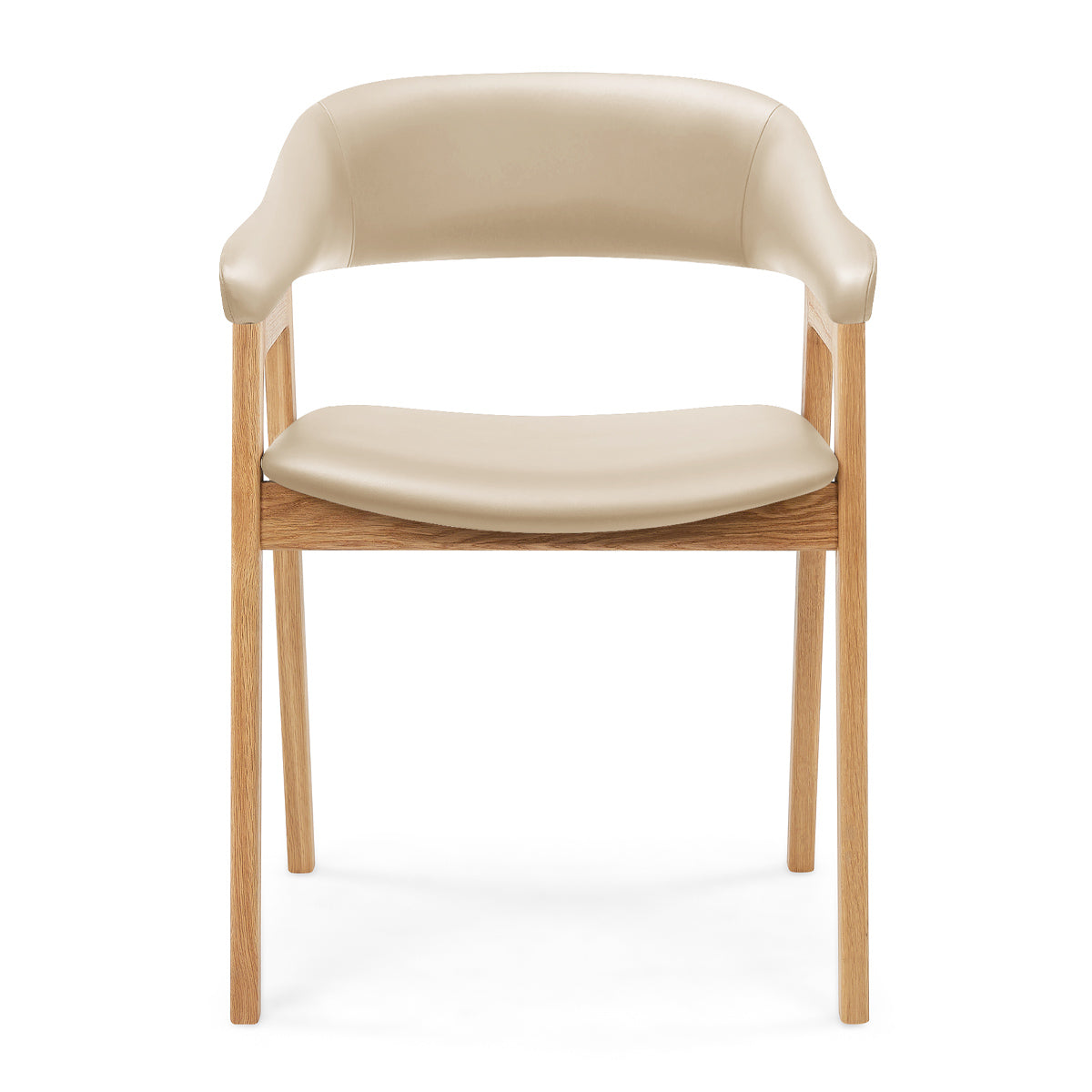 Santino Leather Dining Arm Chair