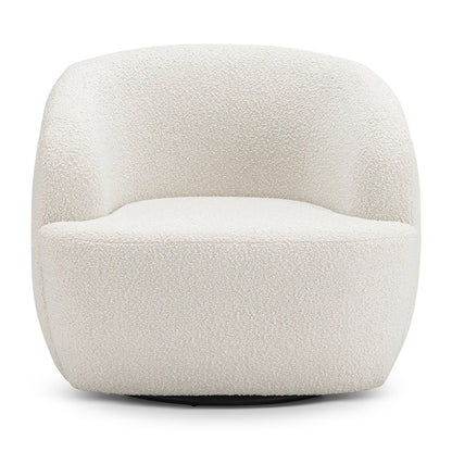 Elise Boucle Swivel Armchair