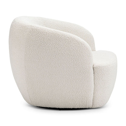 Elise Boucle Swivel Armchair