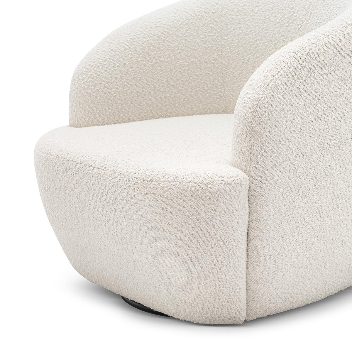 Elise Boucle Swivel Armchair
