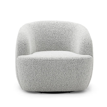 Elise Boucle Swivel Armchair