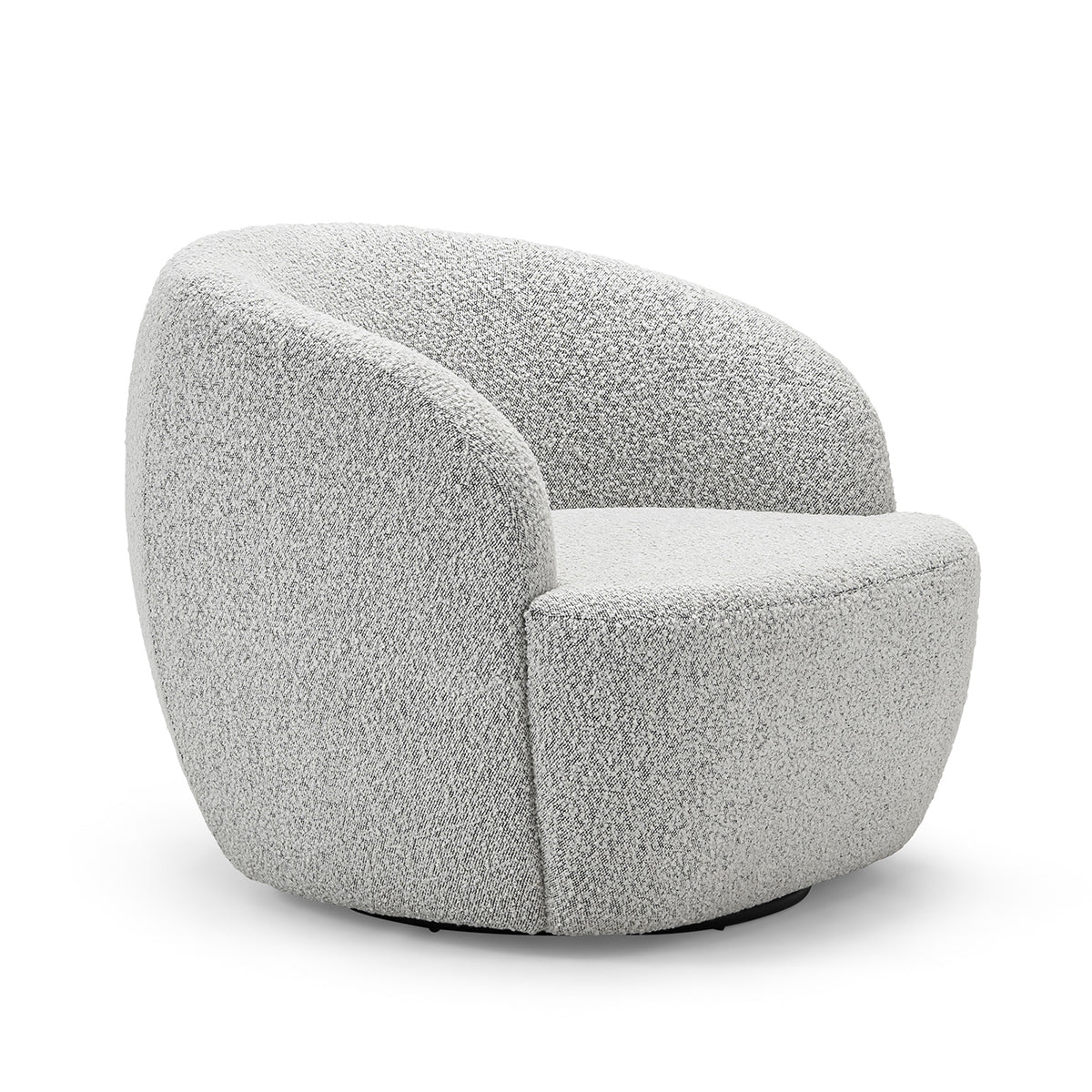 Elise Boucle Swivel Armchair