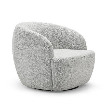 Elise Boucle Swivel Armchair