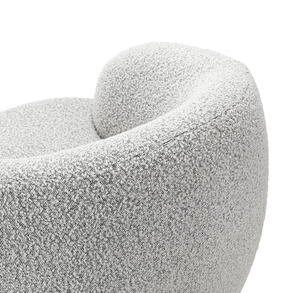 Elise Boucle Swivel Armchair