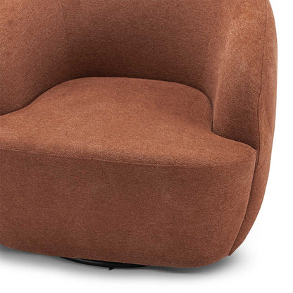 Elise Fabric Swivel Armchair
