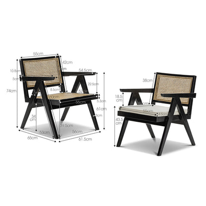 Tilly Rattan Occasional Armchair