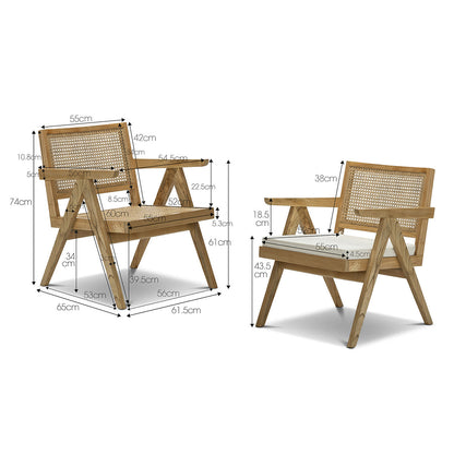 Tilly Rattan Occasional Armchair