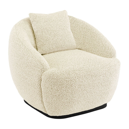 Avalon Boucle Swivel Armchair