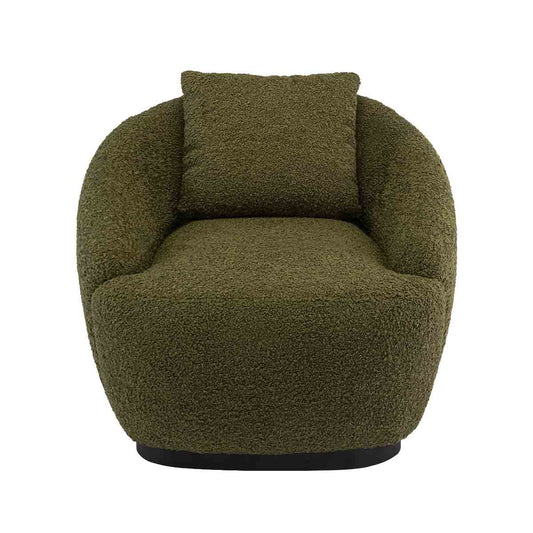 Avalon Fur Swivel Armchair