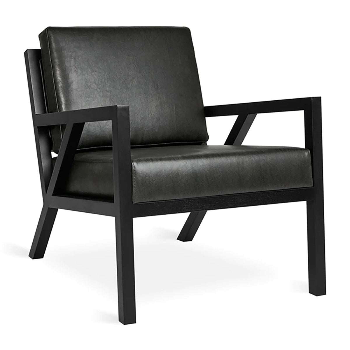 Truss Leatherette Armchair