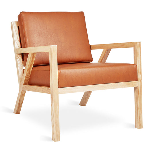 Truss Leatherette Armchair