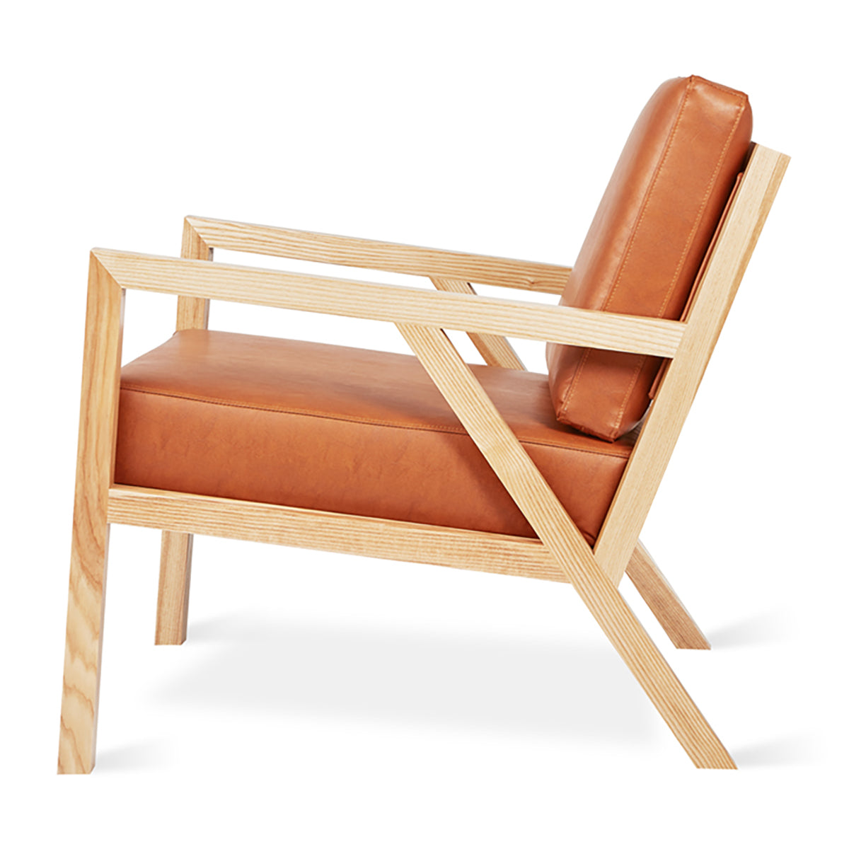 Truss Leatherette Armchair