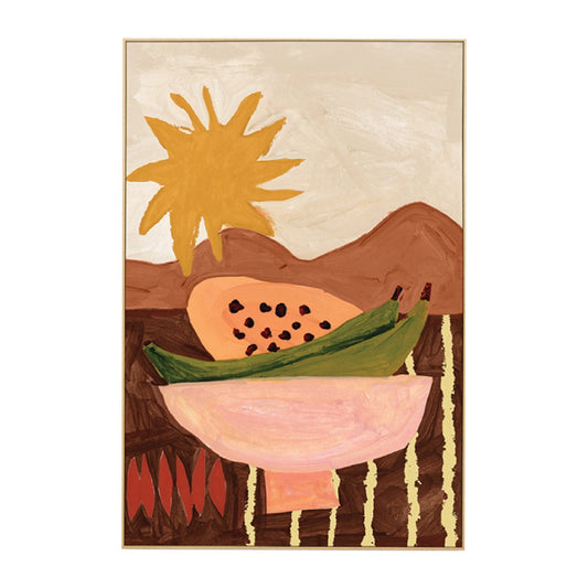 Papaya Sunrise Art Print