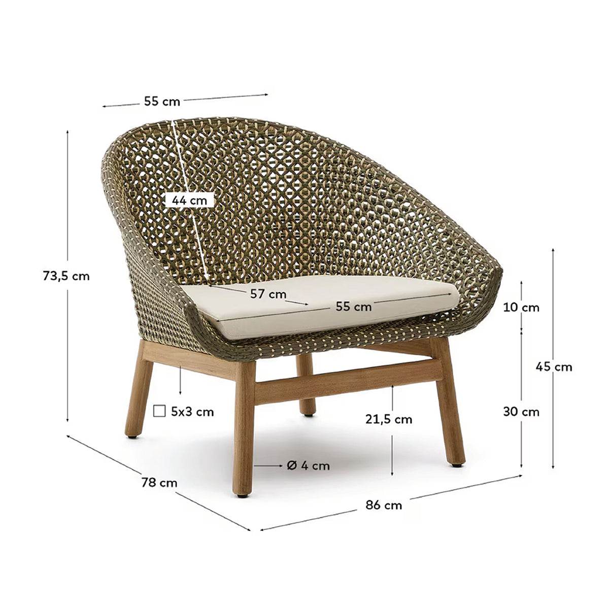 Olbia Outdoor Armchair