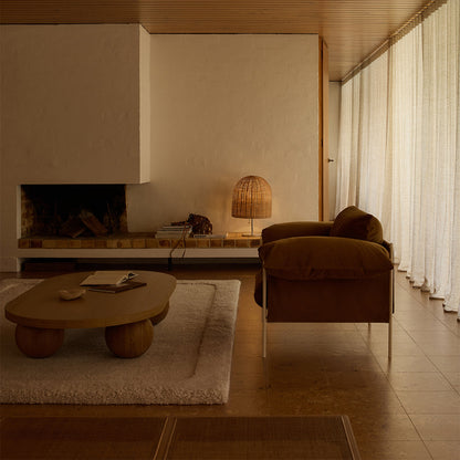 Alva Brushed Steel Frame Armchair