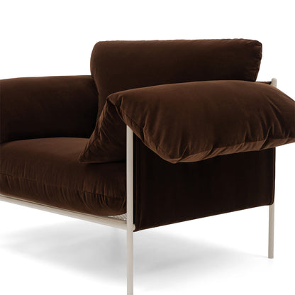 Alva Nougat Frame Armchair
