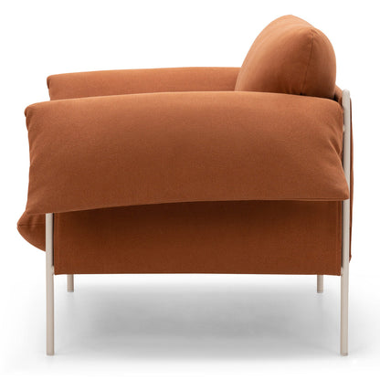 Alva Nougat Frame Armchair