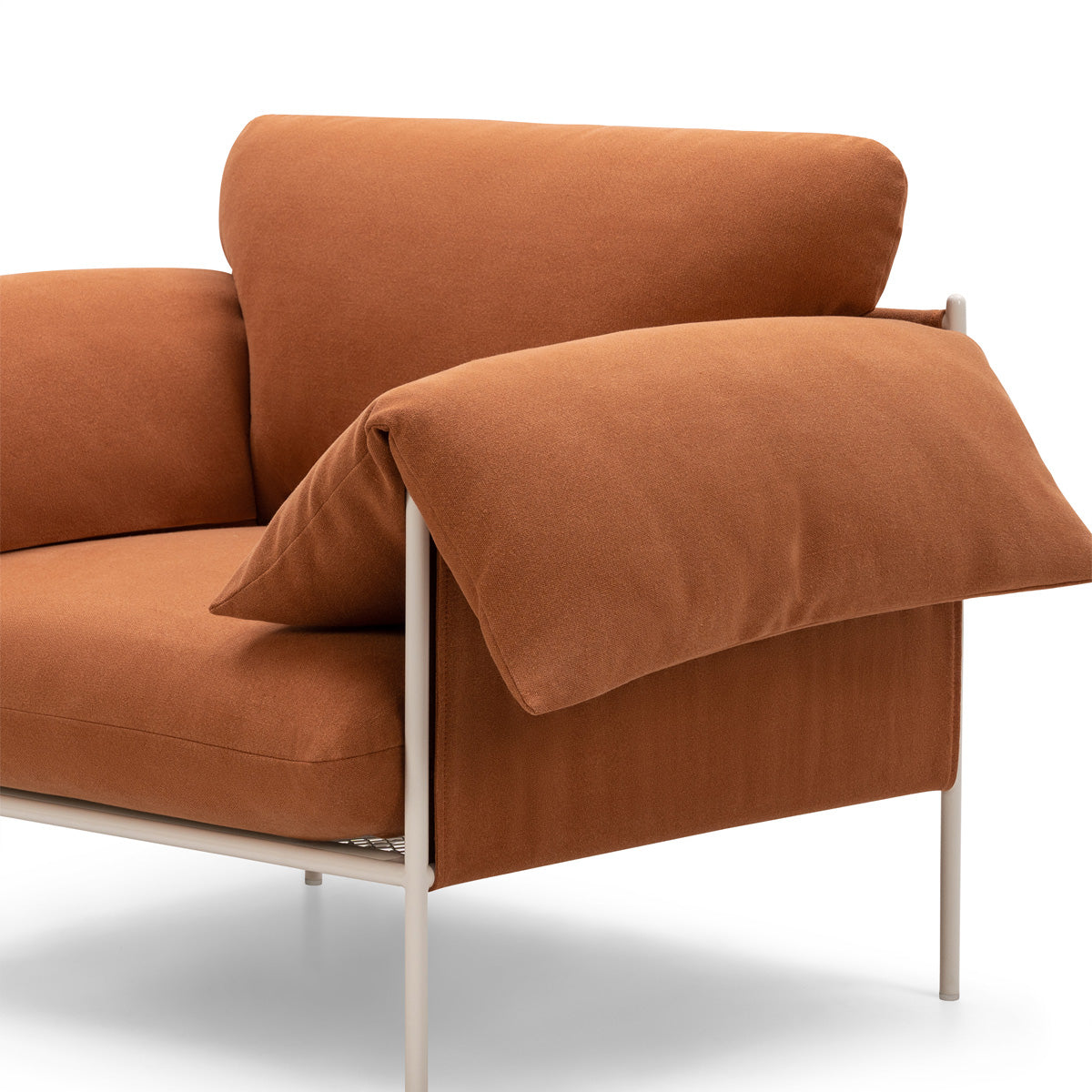 Alva Nougat Frame Armchair