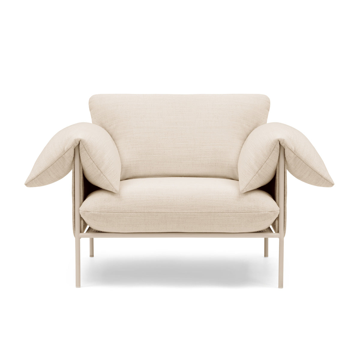 Alva Nougat Frame Armchair
