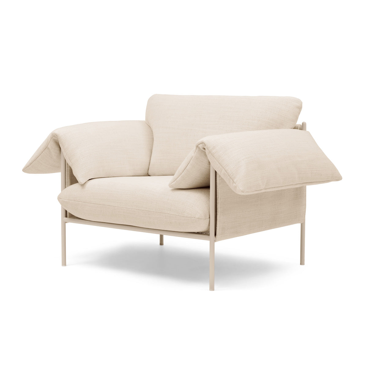 Alva Nougat Frame Armchair