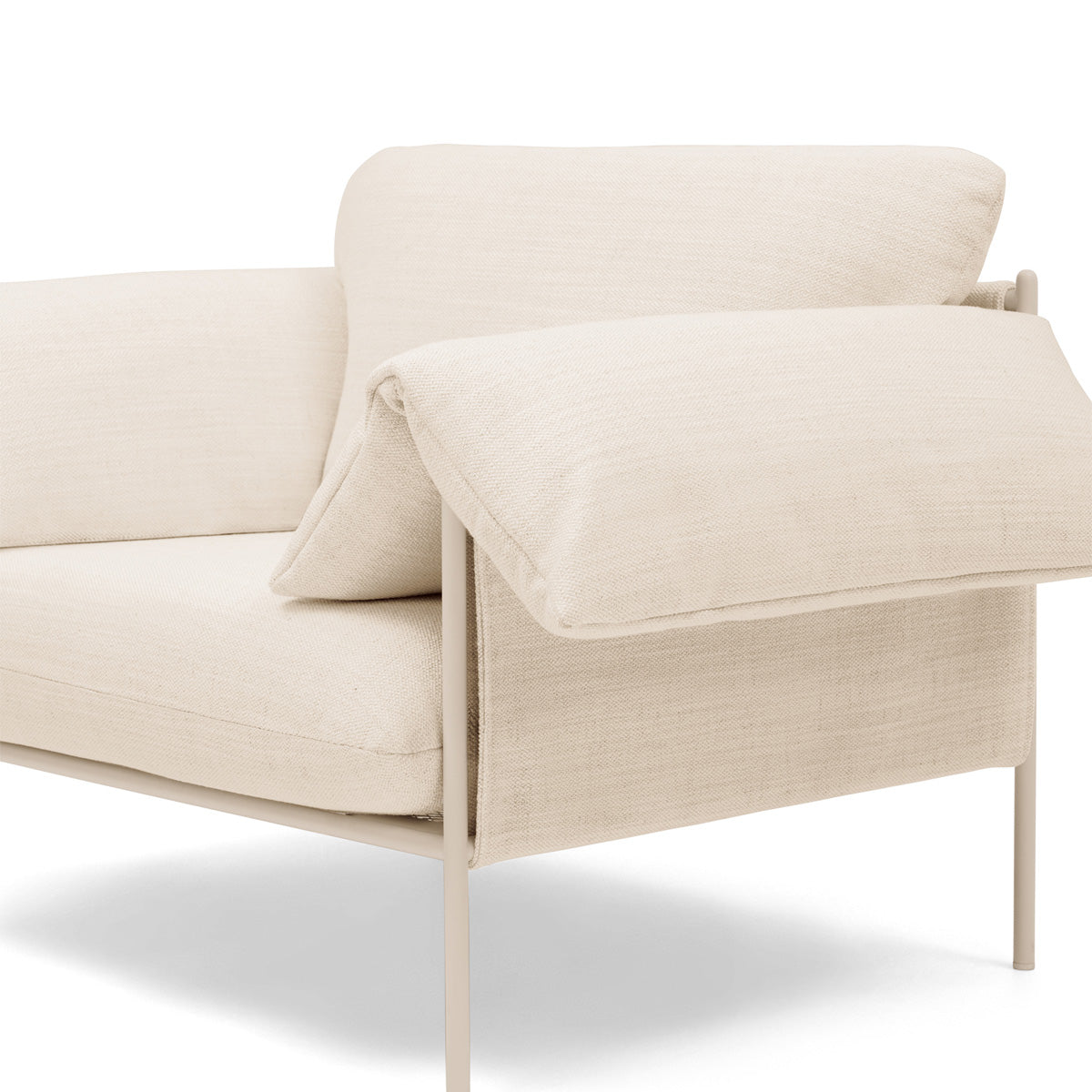 Alva Nougat Frame Armchair