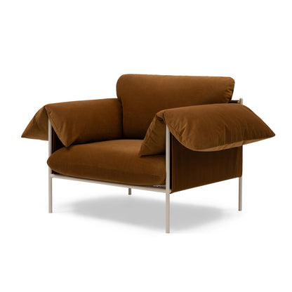Alva Nougat Frame Armchair