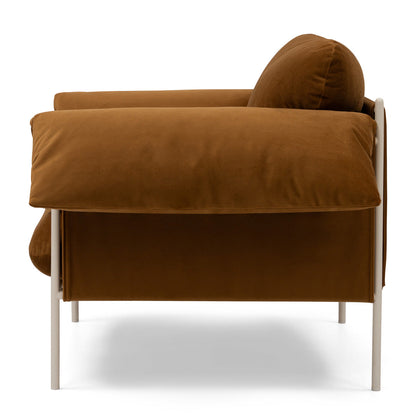 Alva Nougat Frame Armchair